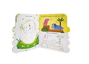 LIVRO DE COLORIR & ATIVIDADES: DINOSSAURO