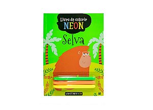 LIVRO DE COLORIR NEON: SELVA