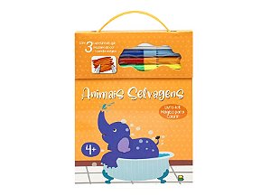 LIVRO-KIT MAGICO PARA COLORIR: ANIMAIS SELVAGENS