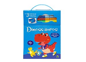 LIVRO-KIT MAGICO PARA COLORIR: DINOSSAUROS