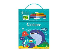 LIVRO-KIT MAGICO PARA COLORIR: OCEANO