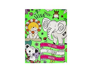 MEU LIVRO DE COLORIR NEON: SELVA