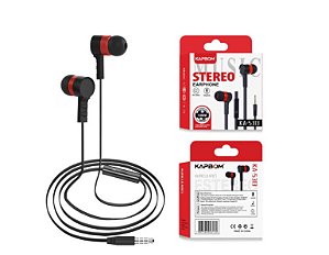 FONE DE OUVIDO INTRAAURICULAR KAPBOM MOD.KA-5313