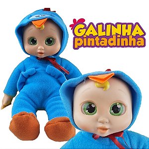 KILTY KIDS GALINHA PINTADINHA BRINQ. BONECA VINIL