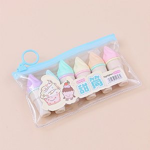 KIT 6 MARCA TEXTOS - SORVETINHOS MASSA