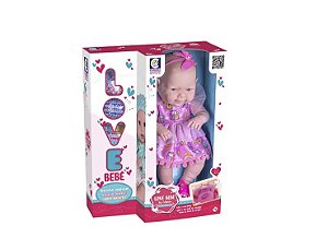 BONECA LOVE BEBE BY COTIPLAS SURPRESAS CVESTIDO