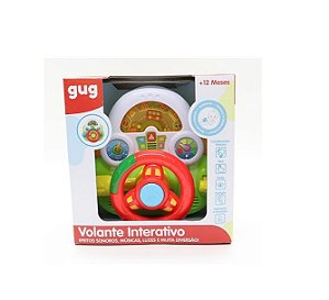 BRINQUEDO INFANTIL MEU PRIMEIRO VOLANTE COM LUZ E SOM