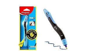 CANETA ESFEROGRAFICA VISION PEN PARA CANHOTO AZUL BLISTER X 1