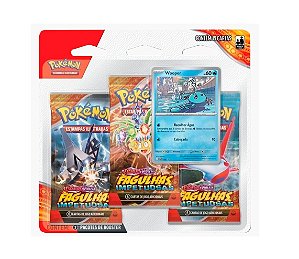 JGS BRINQ CARTON - POKEMON EV8 - BLISTER TRIPLO - FAGULHAS IMPETUOSAS - CERTIFICADO FSC