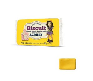 MASSA PARA BISCUIT 90G AMARELO OURO