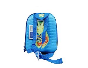 MOCHILA INFANTIL DIVERTIDAMENTE ROLETA AZUL