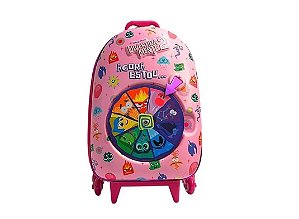 MALA INFANTIL DIVERTIDAMENTE ROLETA ROSA