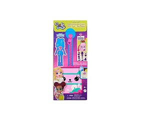 HRD64 POLLY POCKET CLOSET FASHION REVEAL COM BONECA SORTIMENTO