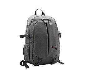 MOCHILA DE POLYESTER 8734084 CINZA  EAN :7899757225582