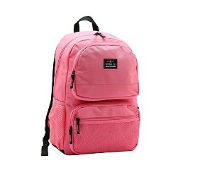 MOCHILA DE POLYESTER 8734087 ROSA  EAN :7899757225711