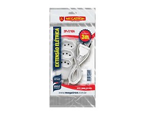 EXT TRIPLA 3M 10A 2P+T MEGATRON BR BIV