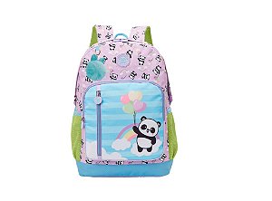 MOCHILA 16 COLLEGE PANDA BALAO - 13771 - ARTIGO ESCOLAR