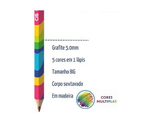 LAPIS DE COR MULTI COLORCIS
