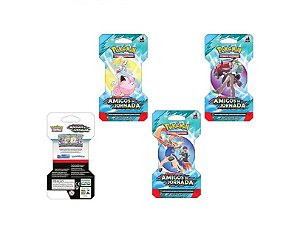 JGS BRINQ CARTON - POKEMON EV9 - BLISTER UNITARIO - AMIGOS DE JORNADA - CERTIFICADO FSC