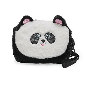 SCB120 - BOLSA ESCOLAR PELUCIA PANDA