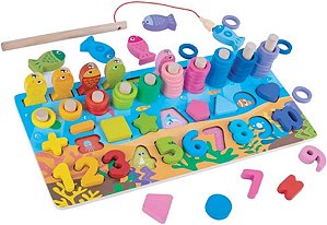 BDM28 - BRINQUEDO EDUCATIVO DE MADEIRA - MATEMATICA - 7898706186820