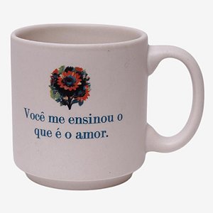 CANECA MINI TINA 100ML MAE VOCE ME ENSINOU  EAN :7908623029879