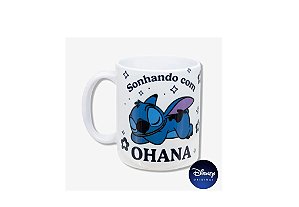 CANECA POP 350ML NEW GIFT STITCH SONHANDO COM OHANA  EAN :7908623035207