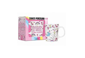 CANECA PORCELANA PREMIUM - COLORIR A VIDA