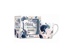 CANECA PORCELANA URBAN 300ML - COISAS QUE TE FAZEM SORRIR