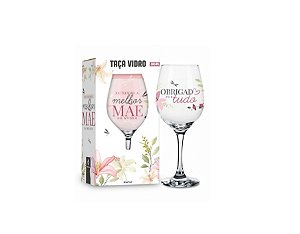 TACA VINHO - MELHOR MAE DO MUNDO