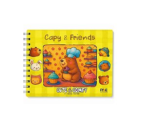 LIVRO INF. COLORIR PAE CAPY  FRIENDS AMARELO(E)