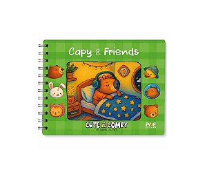 LIVRO INF. COLORIR PAE CAPY  FRIENDS VERDE(E)