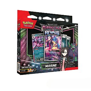 JGS BRINQ CARTON - POKEMON - DECK BATALHA DE RIVAIS - MARINE / STEVEN - CERTIFICADO FSC