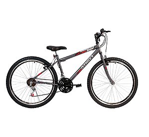 BIC. ARO 26 MTB 18/M EVOLUTION REBAIXADA GRAFITE/VERMELHO