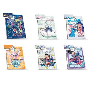 MINI QUEBRA-CABECA - LILO & STITCH - MADEIRA UNICA