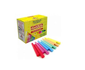 GIZ ESC. DELTA MASTER PLAST. CORES 50 PALITOS(E)