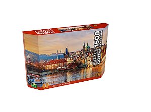 QC 1500 PCS PANORAMA - POR DO SOL EM PRAGA