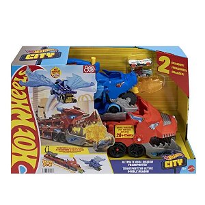 JBM72 HOT WHEELS CITY PISTA SUPERTRAILER DE DRAGAO
