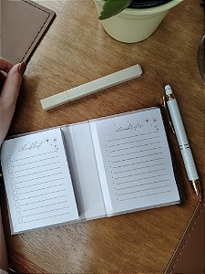 Bloco checklist e lembretes