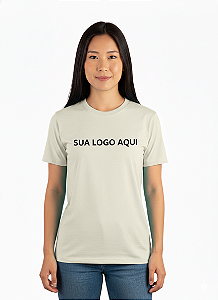 Camiseta de 95% Algodão + 5% Elastano - Adulto OFF WHITE