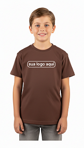 Camiseta Infantil - Algodão MARROM
