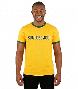 CAMISETA BASICA BRASIL AMARELO CANÁRIO
