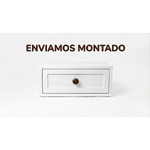 Mesa de Cabeceira Provençal Suspensa 100% MDF - Já Enviamos Montada