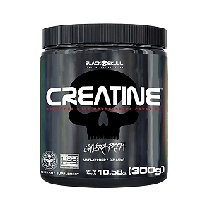Creatina Caveira Preta Black Skull - 300g