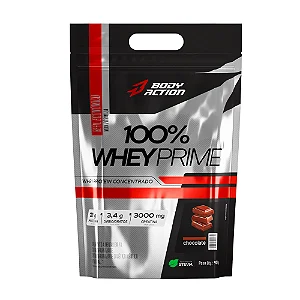 100% Whey Concentrado Refil Chocolate 900G | BODYACTION