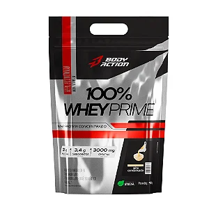 100% Whey Concentrado Refil Leite Condensado 900G | BODYACTION
