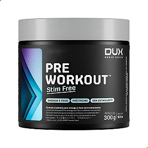 Pre Workout Sem Cafeína Maçã Verde 300g | DUX