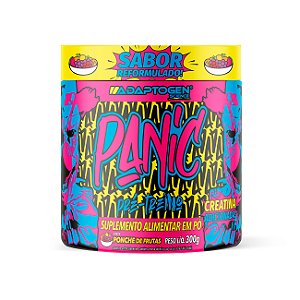 Pré Treino Panic Ponche de Frutas 300g | ADAPTOGEN