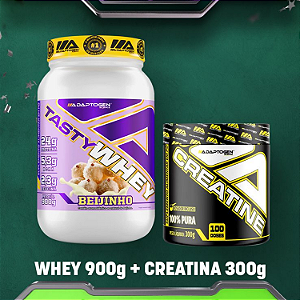 COMBO TASTY WHEY 900g + CREATINA PURA 300g