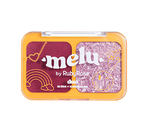 Duo Blush + Iluminador Levitating RR1002-4 Melu Ruby Rose